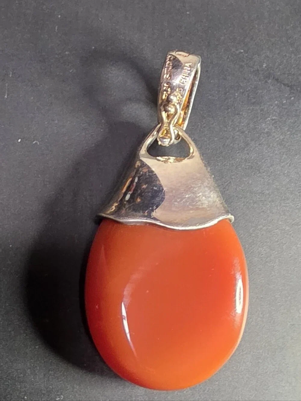 Robert Morris RLM Studio Carnelian Pendant Sterling Silver